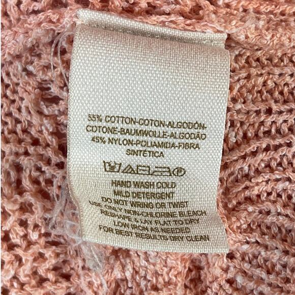 Free People • Pink Cable Knit Tunic Sweater - Picture 6 of 6